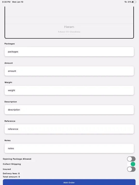 Capturas de tela do Loadbugs iPad 