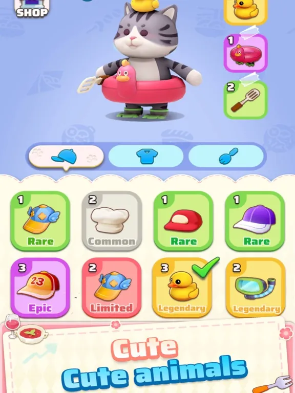 Ảnh chụp màn hình của Animal Snack Town iPad 