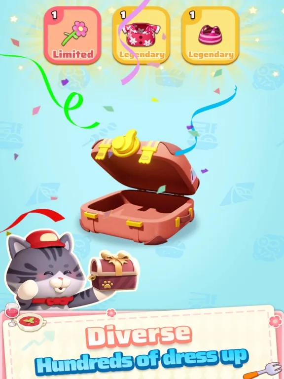 Ảnh chụp màn hình của Animal Snack Town iPad 