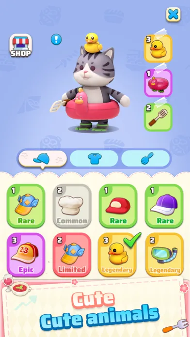 Ảnh chụp màn hình của Animal Snack Town