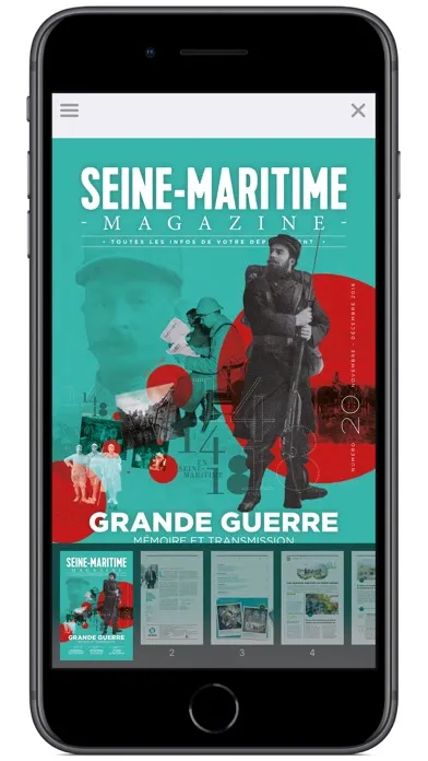 Tangkapan skrin Seine Maritime Mag