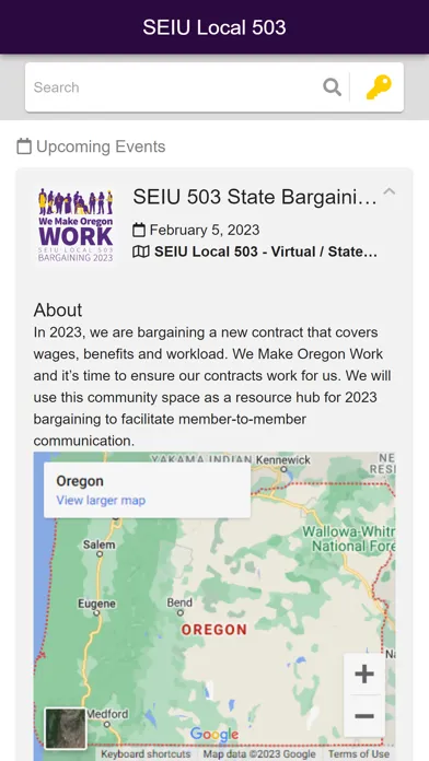 Tangkapan layar SEIU Local 503