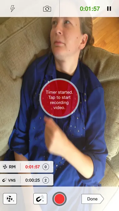Capturas de tela do Seizure Tracker