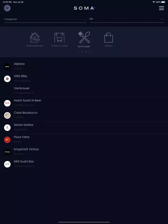 ภาพหน้าจอของ Seja Soma iPad 
