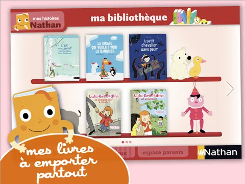 Mes histoires Nathan : des livres interactifs pour les enfants dès 3 ans iPad  Screenshots