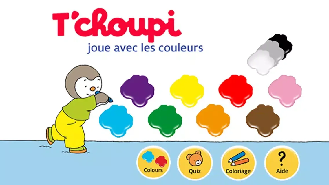 Zrzuty ekranu T'choupi - Joue avec les couleurs