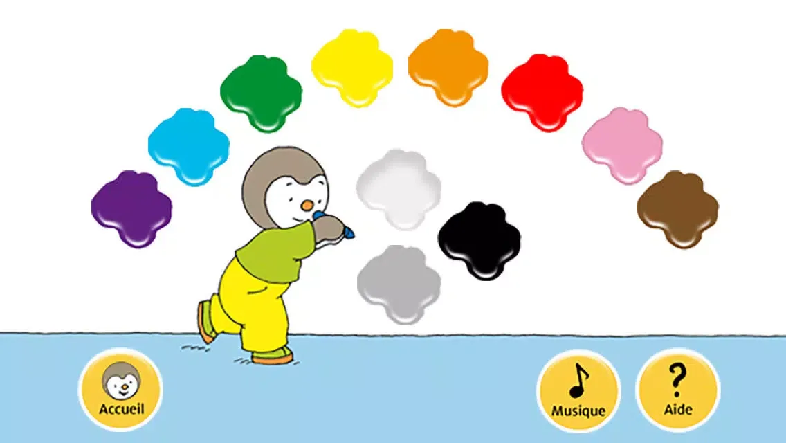 Zrzuty ekranu T'choupi - Joue avec les couleurs