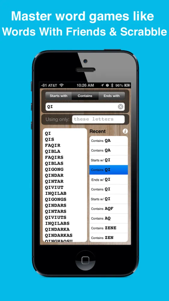 Enabler - English Word Dictionary for WWF & Crossword with Over 250,000 Words Screenshots