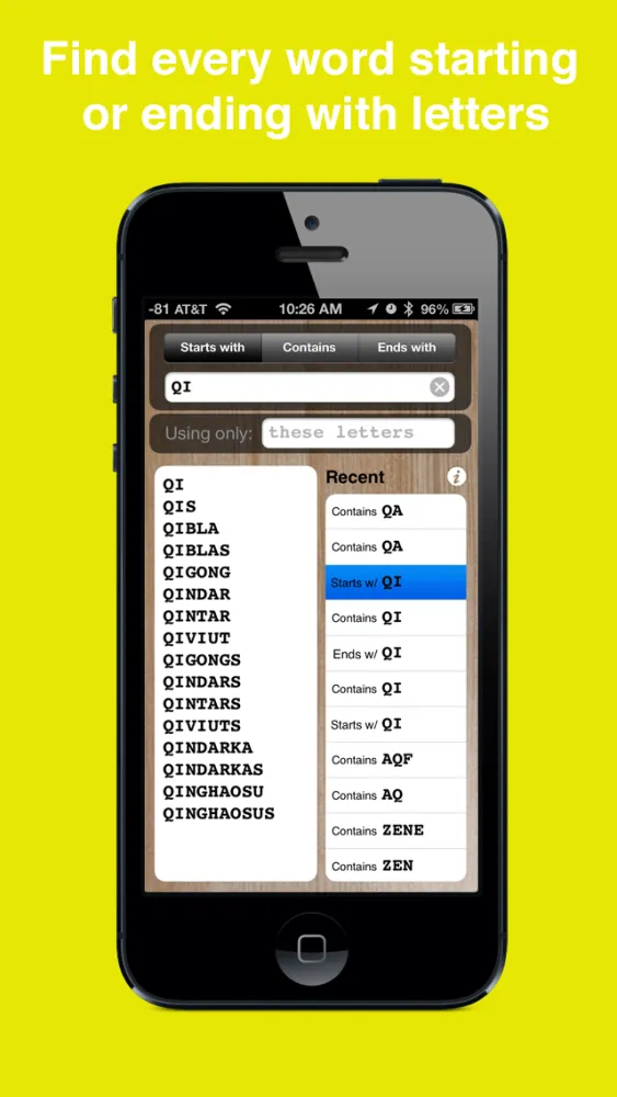Enabler - English Word Dictionary for WWF & Crossword with Over 250,000 Words Screenshots
