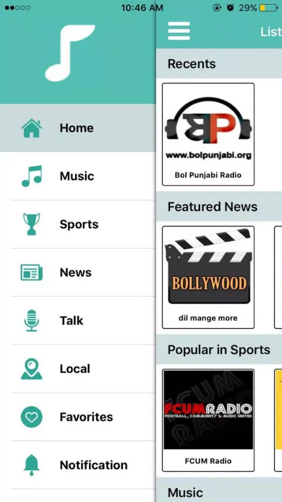 ListenRadio Screenshots