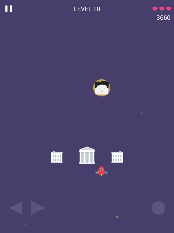 Zrzuty ekranu Trump Space Invaders iPad 