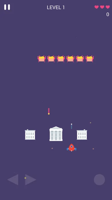Zrzuty ekranu Trump Space Invaders