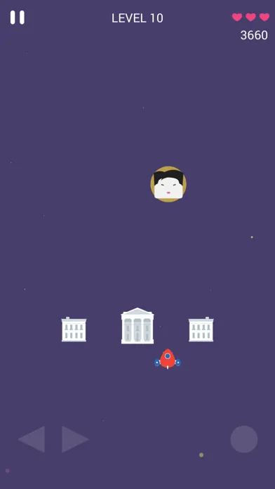 Zrzuty ekranu Trump Space Invaders
