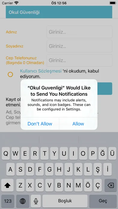 Tangkapan layar Okul Güvenliği