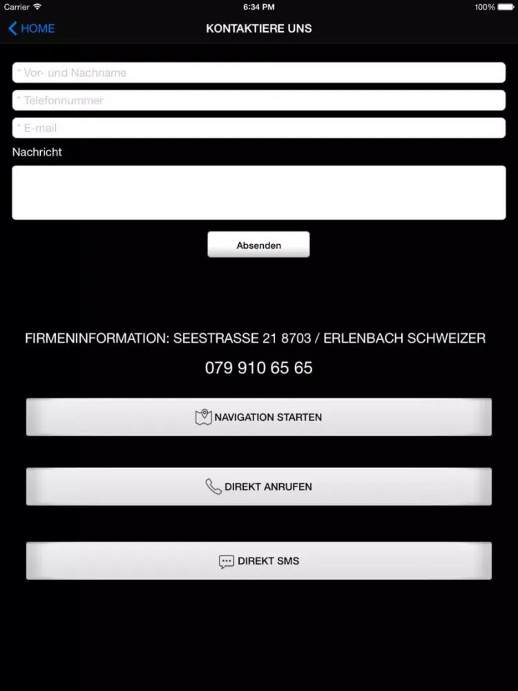 ErlenbacherTaxi iPad  스크린샷