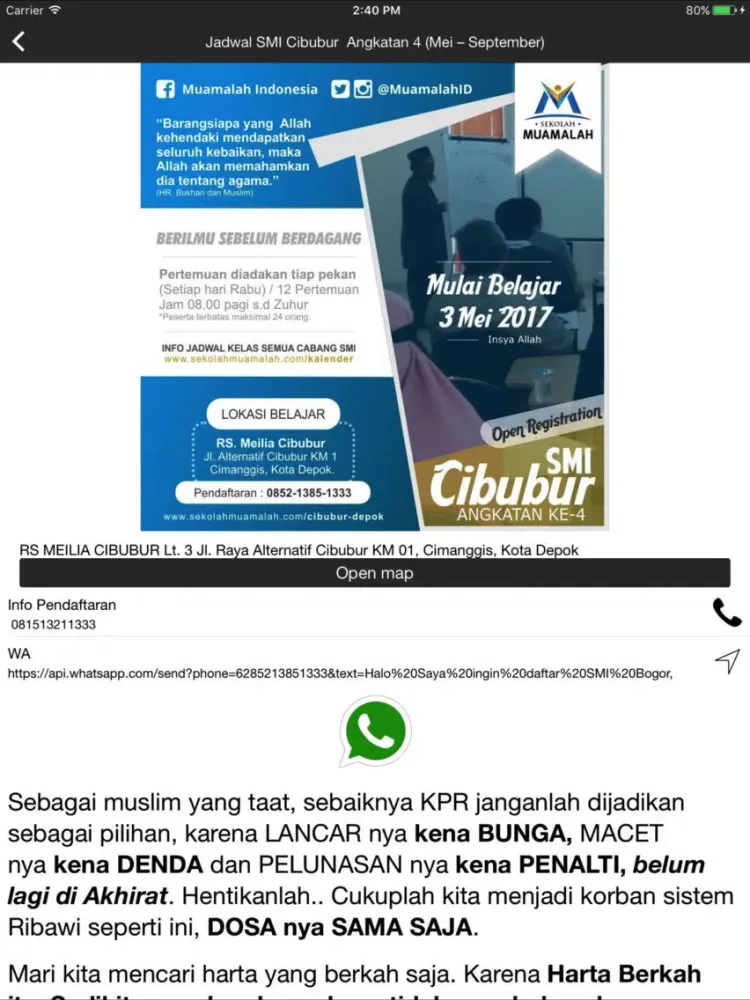 Capturas de pantalla de Sekolah Muamalah iPad 