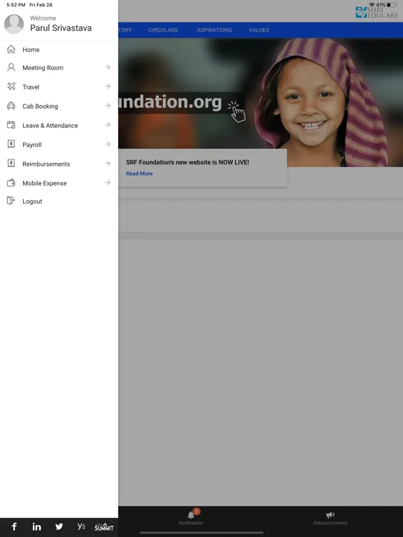 SEL Sparsh iPad  Screenshots