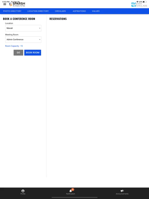 SEL Sparsh iPad  Screenshots