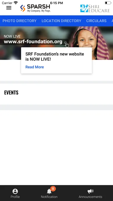 SEL Sparsh Screenshots