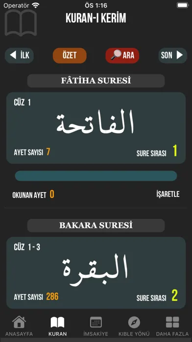 Captures d'écran de Namaz Vakit Pro : İmasakiye