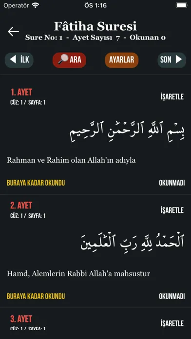 Captures d'écran de Namaz Vakit Pro : İmasakiye