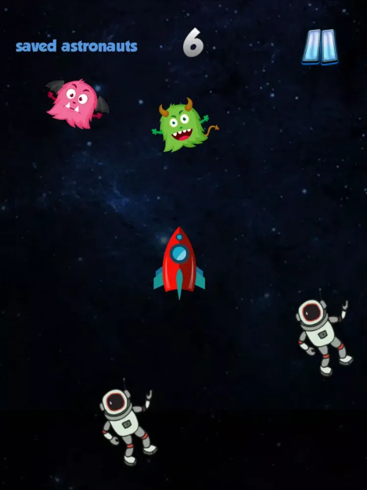 Captures d'écran de disdis - space game - save the astronauts iPad 