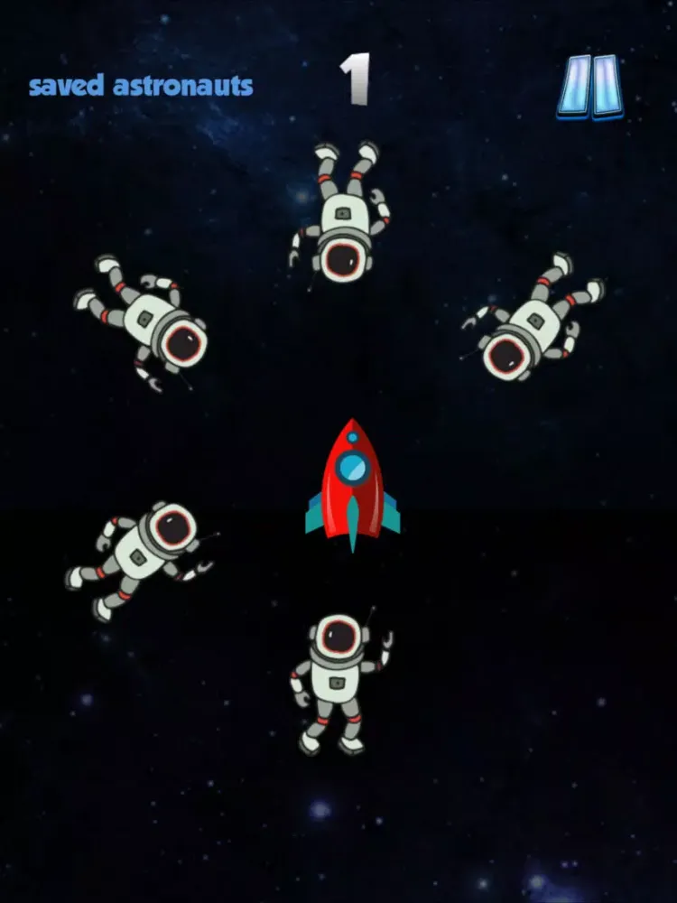 Captures d'écran de disdis - space game - save the astronauts iPad 