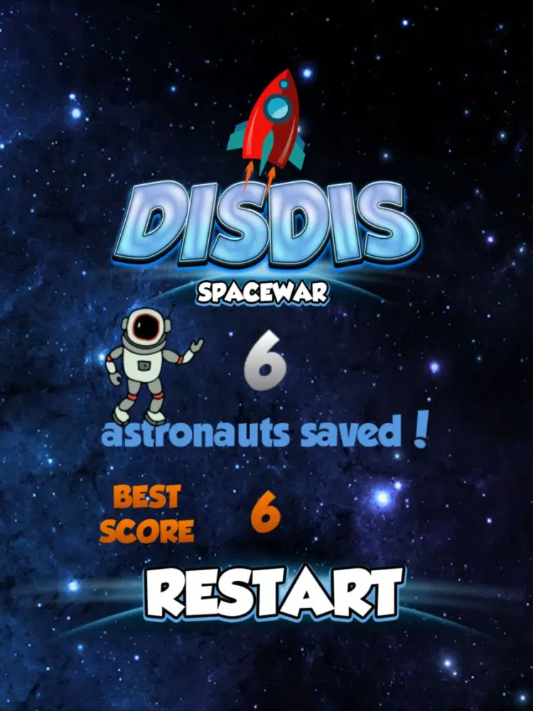 Captures d'écran de disdis - space game - save the astronauts iPad 