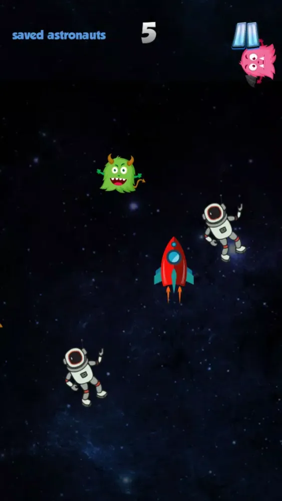 Captures d'écran de disdis - space game - save the astronauts