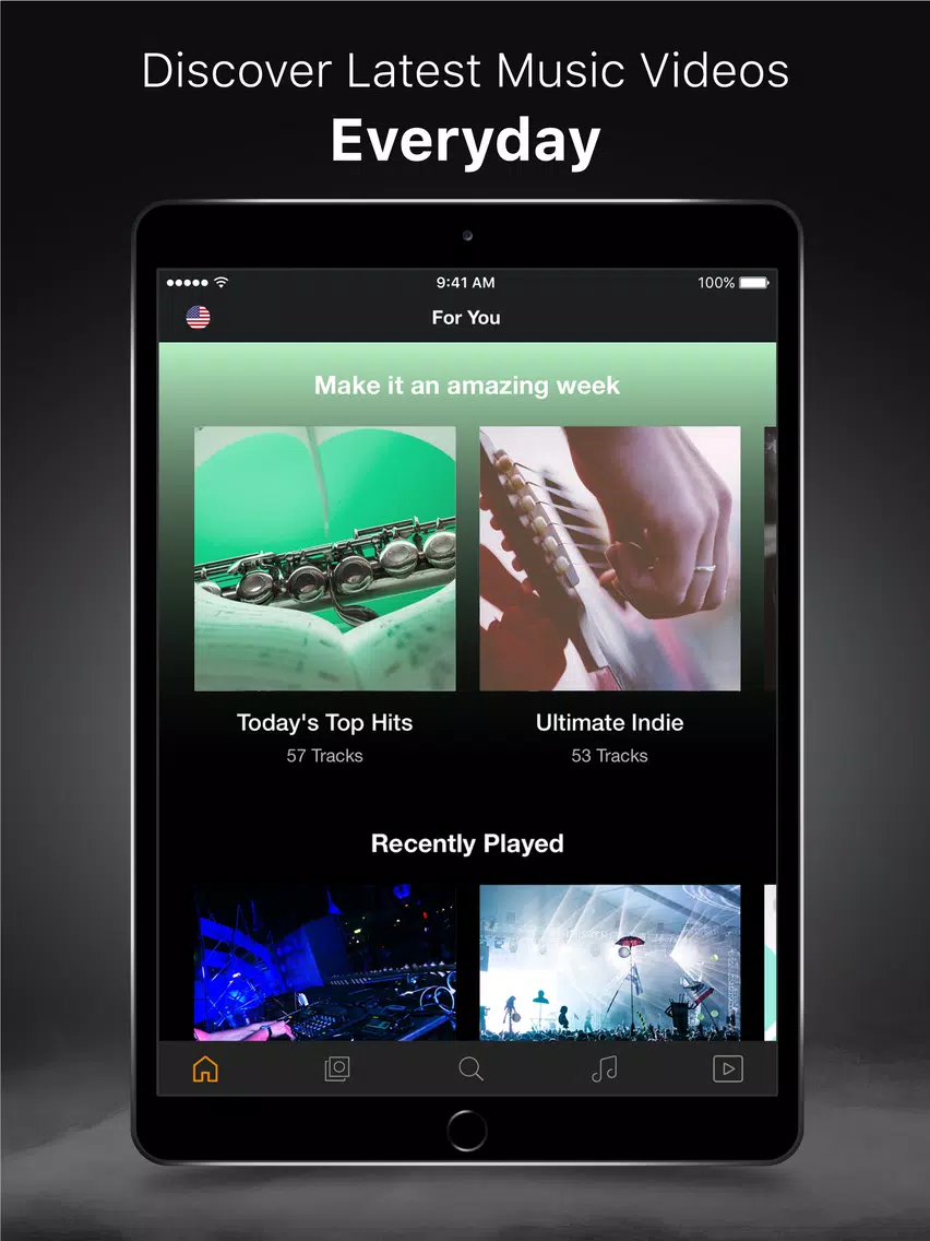 MELOS - Music Videos Play.er iPad  سکرین شاٹس