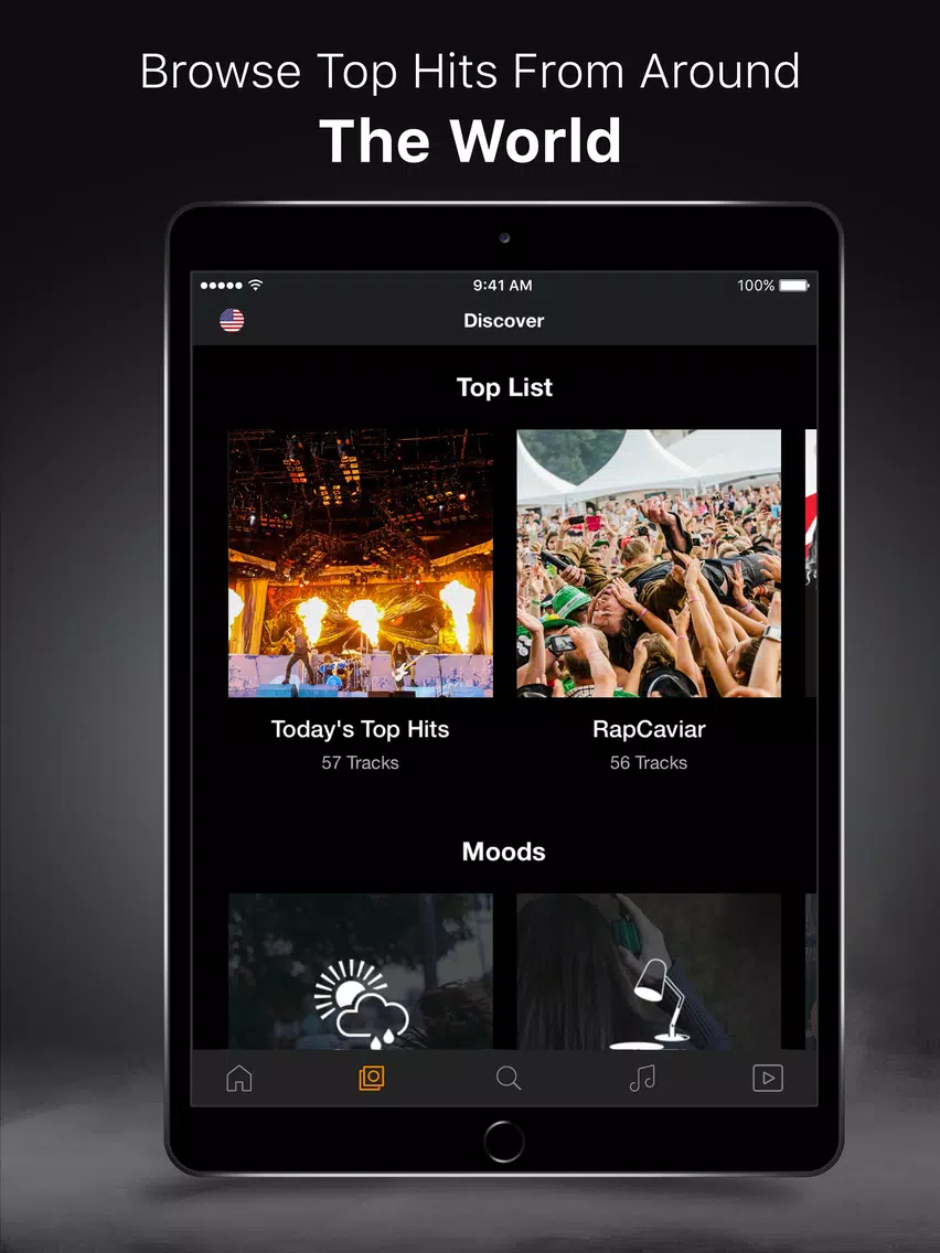 MELOS - Music Videos Play.er iPad  سکرین شاٹس