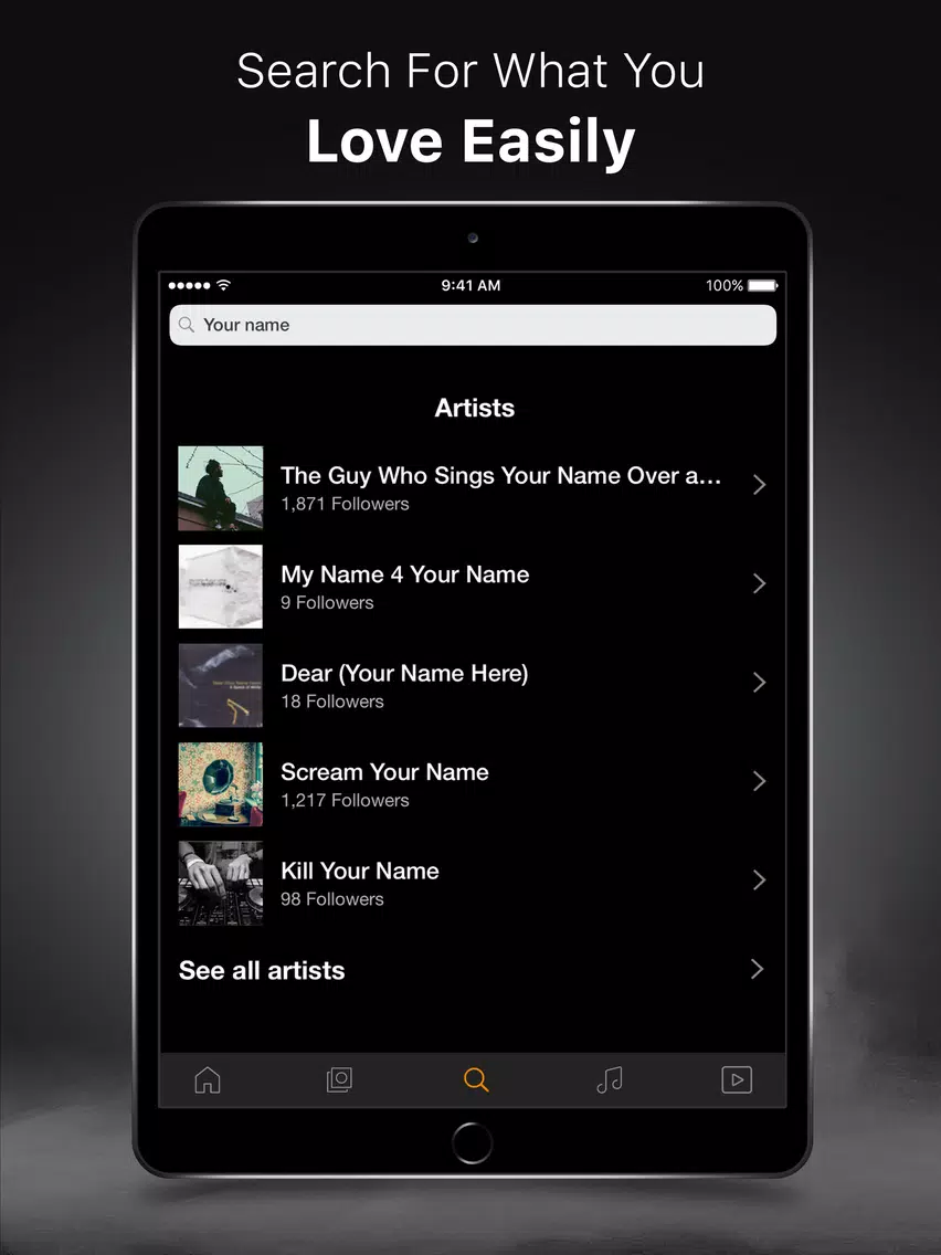 MELOS - Music Videos Play.er iPad  سکرین شاٹس