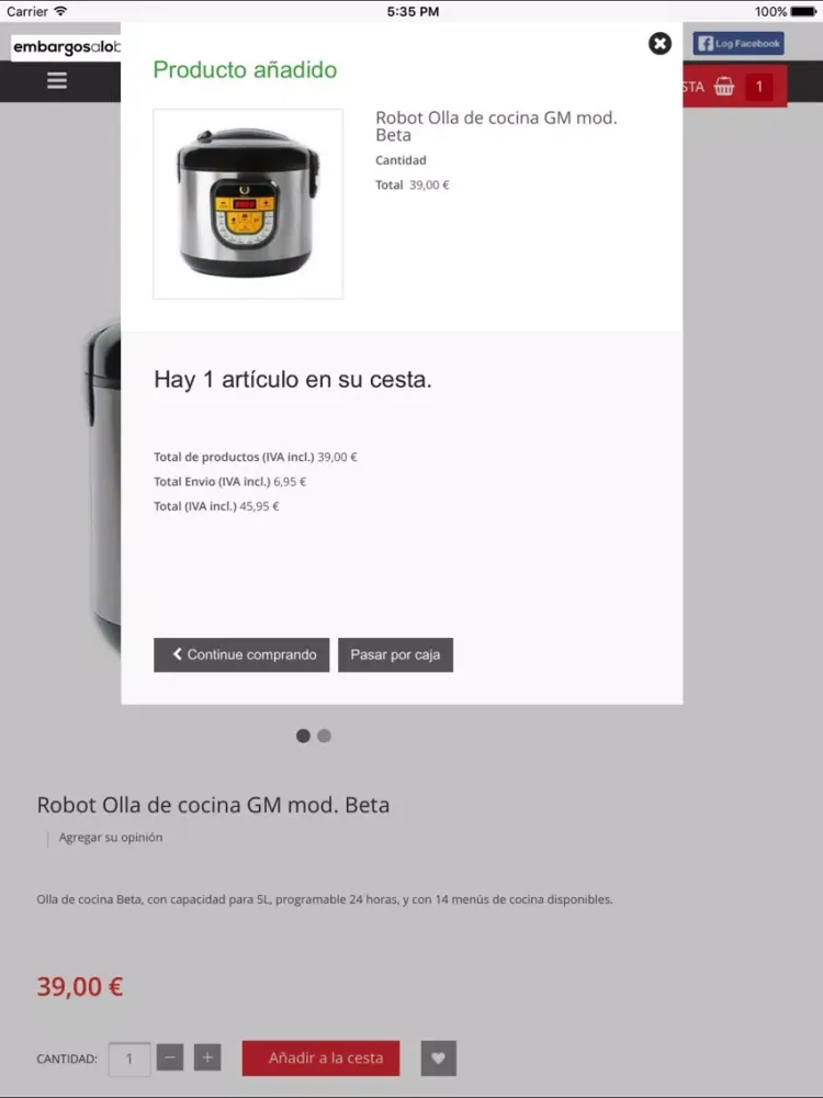 Screenshot di Embargo a lo bestia iPad 