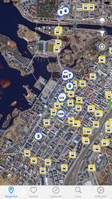 تصاویر NysseNyt: Live buses & rail