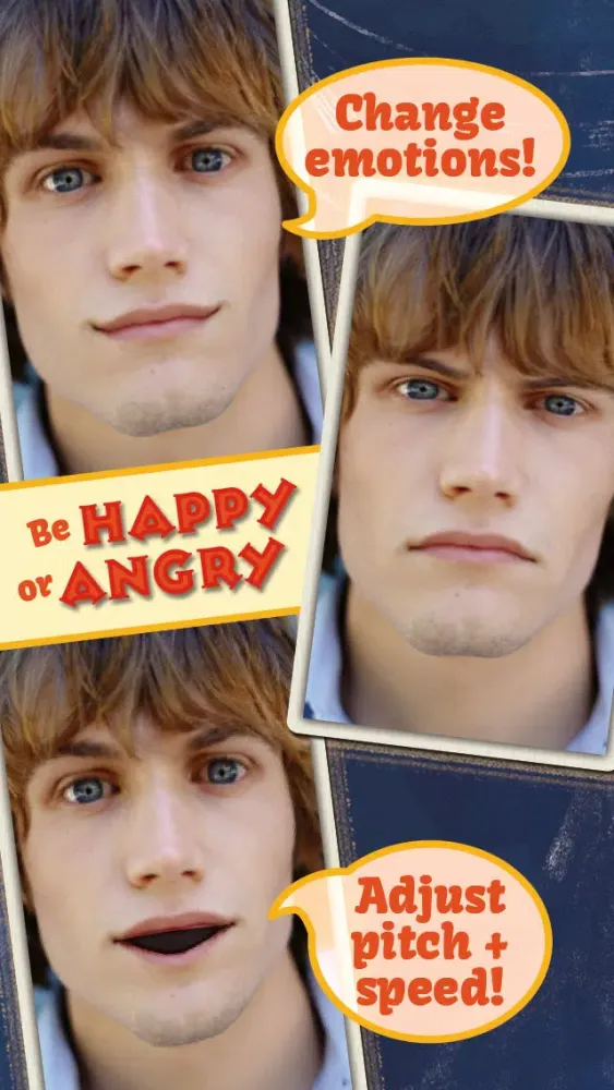 Talking Face FREE - Photo Booth a Selfie, Friend, Pet or Celebrity Picture Into a Realistic Video應用截圖