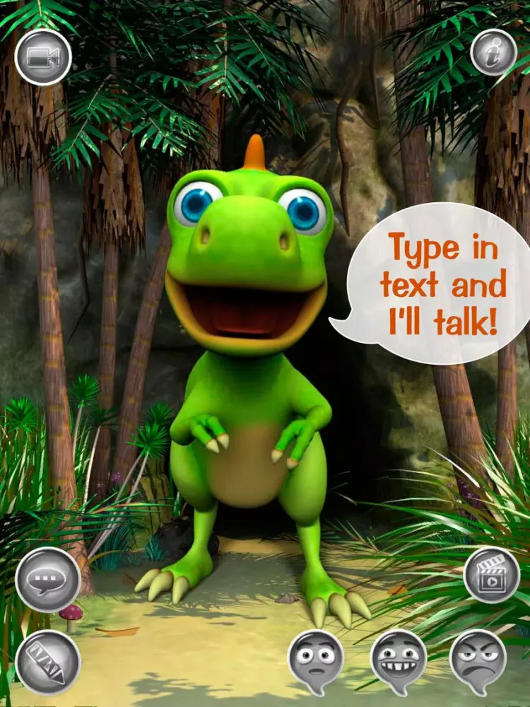 Talky Don HD FREE - The Talking Dinosaur iPad  Screenshots