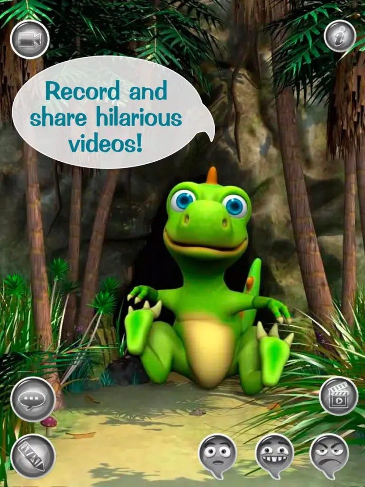 Talky Don HD FREE - The Talking Dinosaur iPad  Screenshots