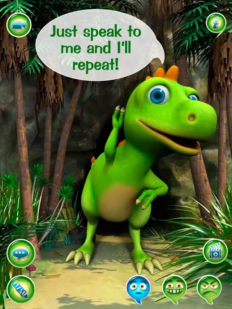 Talky Don HD FREE - The Talking Dinosaur iPad  Screenshots