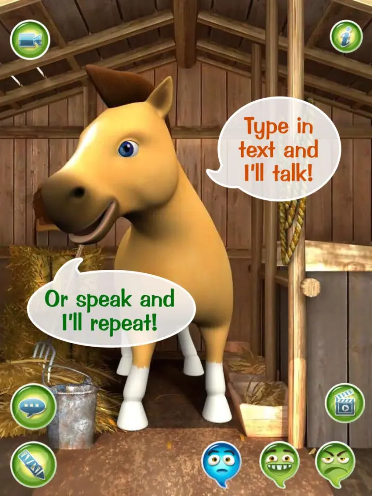 Here's Talky Pete HD FREE - The Talking Pony Horse iPad  Ekran Görüntüleri