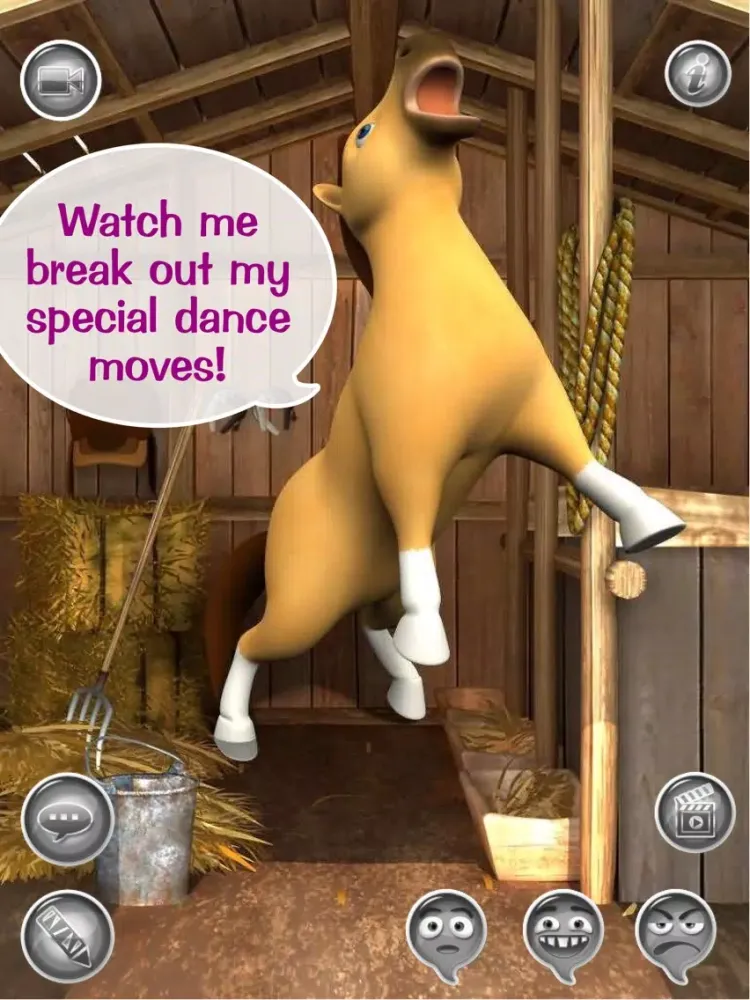 Here's Talky Pete HD FREE - The Talking Pony Horse iPad  Ekran Görüntüleri