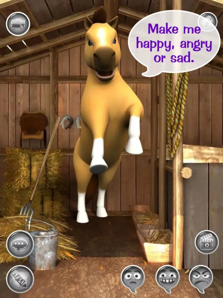 Here's Talky Pete HD FREE - The Talking Pony Horse iPad  Ekran Görüntüleri