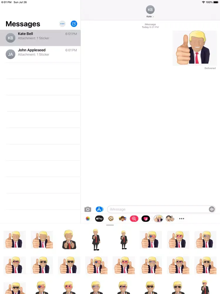 Thumbs Up The Cartoons iPad 應用截圖