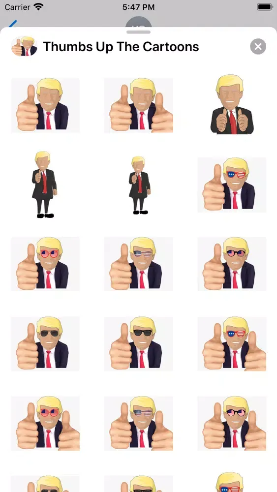 Thumbs Up The Cartoons應用截圖