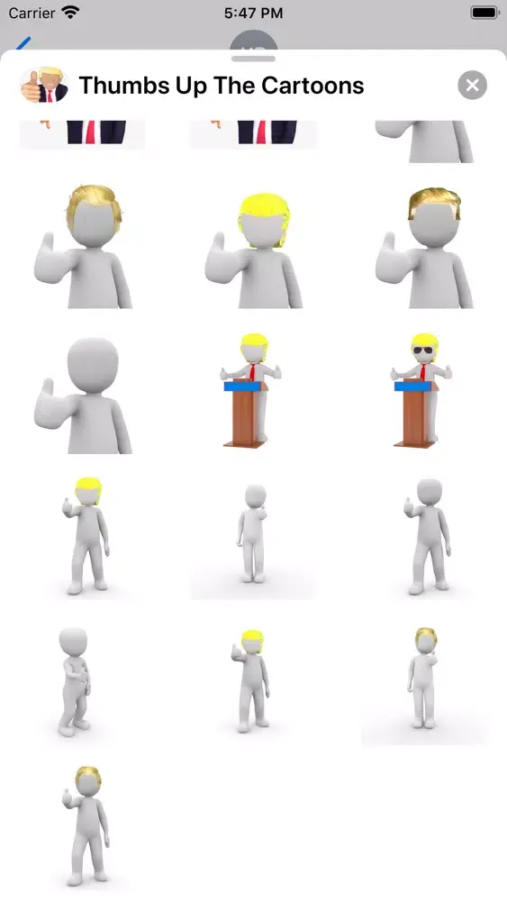 Thumbs Up The Cartoons應用截圖