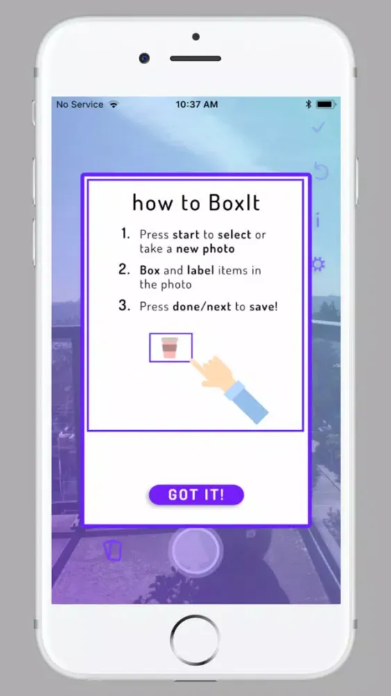Tangkapan layar BoxIt