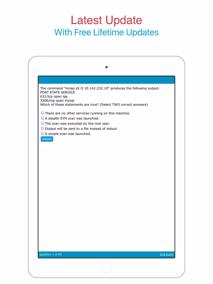 LPI: 117-303 (Certification App) iPad  Screenshots