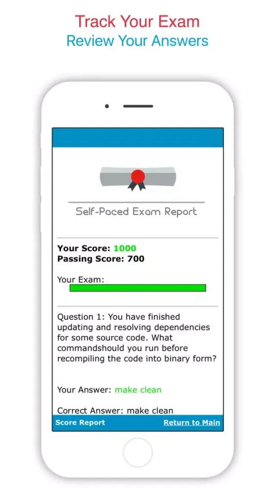 LPI: 117-303 (Certification App) 스크린샷