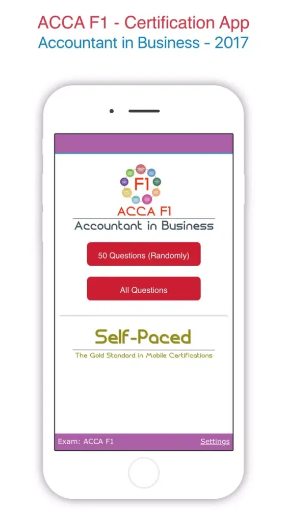 ACCA F1: Accountant in Business - 2017应用截图