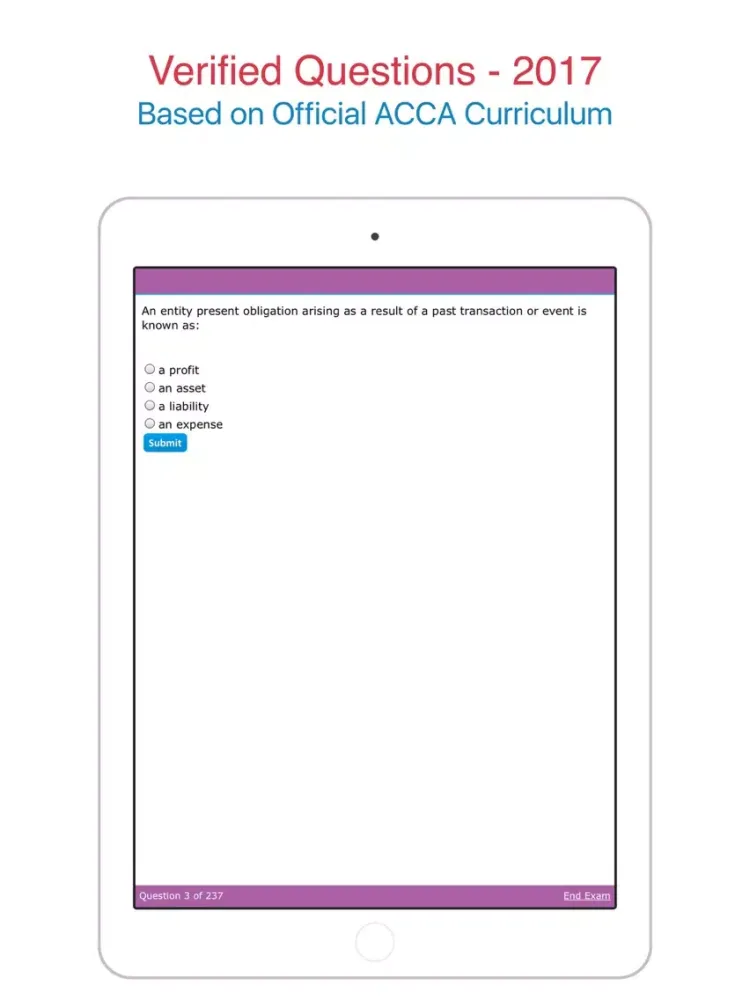 Capturas de pantalla de ACCA F3: Financial Accounting - 2017 iPad 