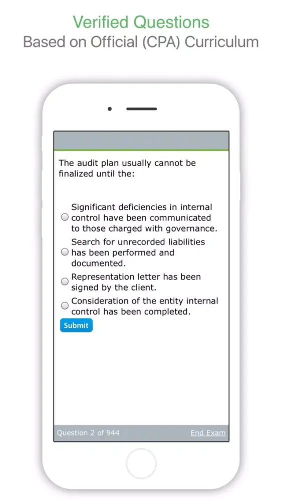 Capturas de pantalla de CPA: Auditing And Attestation - Self-Paced
